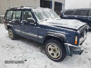 2001 Jeep Cherokee Sport with VIN 1J4FT48S91L580230, listed as a Copart auction lot 43455475 with 182,588 mi miles and Non Repairable. Bid and sale history available at carsss.com. Image 4.