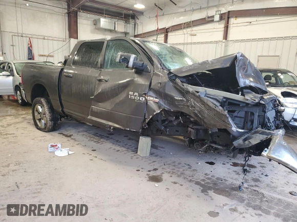2019 Ram 1500 Classic Lone Star with VIN 1C6RR7LTXKS624141, listed as a Copart auction lot 43134415 with 0 mi miles and Non Repairable. Bid and sale history available at carsss.com. Image 4.