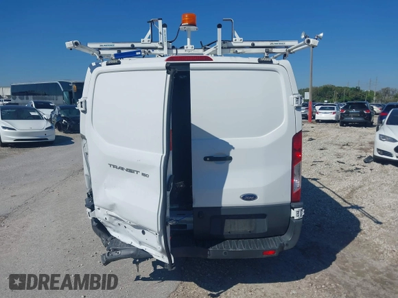 2018 Ford Transit with VIN 1FTYE1ZM0JKA39340, listed as a IAAI auction lot 41483588 with 91,512 mi miles and . Bid and sale history available at DreamBid. Image 16.