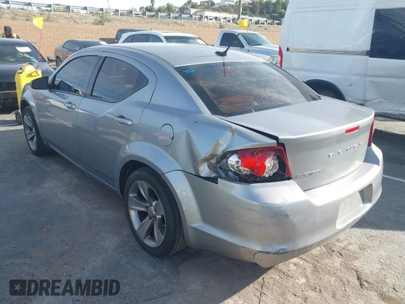 2013 Dodge Avenger SE with VIN 1C3CDZAB6DN679811, listed as a IAAI auction lot 41671107 with 236,483 mi miles and . Bid and sale history available at carsss.com. Image 3.