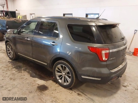 2018 Ford Explorer Limited with VIN 1FM5K7F83JGB10681, listed as a IAAI auction lot 41655773 with 155,527 mi miles. Bid and sale history available at carsss.com. Image 3.