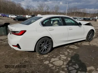 2021 BMW 3 Series 330i xDrive with VIN 3MW5R7J02M8B69061, listed as a Copart auction lot 42602125 with 0 mi miles and Salvage Title. Bid and sale history available at carsss.com. Image 3.
