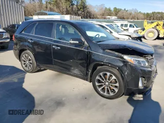 2014 Kia Sorento SX Limited with VIN 5XYKW4A73EG522925, listed as a Copart auction lot 87590325 with 128,976 mi miles and Salvage Title. Bid and sale history available at carsss.com. Image 4.