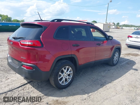 2016 Jeep Cherokee Sport z VIN 1C4PJLAB8GW264586, wystawiony jako IAAI lot #42240413 z przebiegiem 157 202 mil mil oraz . Historia ofert i sprzedaży dostępna na DreamBid. Obrazek 4.