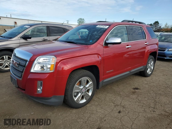 2015 GMC Terrain SLT with VIN 2GKFLXEK8F6395697, listed as a Copart auction lot 55331425 with 104,218 mi miles and Clean Title. Bid and sale history available at DreamBid. Image 1.