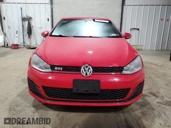 2016 Volkswagen Golf GTI SE with VIN 3VW5T7AU0GM038680, listed as a Copart auction lot 72386753 with 46,500 mi miles and Salvage Title. Bid and sale history available at carsss.com. Image 5.