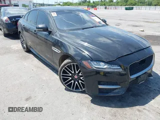 2018 Jaguar XF with VIN SAJBF4FX2JCY58767, listed as a IAAI auction lot 42030236 with 126,869 mi miles and . Bid and sale history available at DreamBid. Image 1.