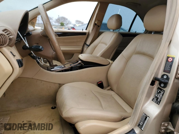 2003 Mercedes-Benz C 320 with VIN WDBRF64J93F400859, listed as a Copart auction lot 48585225 with 114,287 mi miles and Salvage title. Bid and sale history available at DreamBid. Image 7.