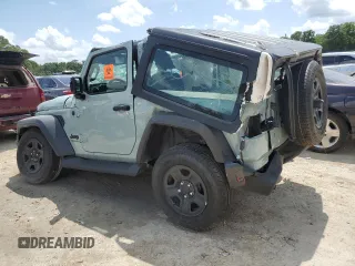 2024 Jeep Wrangler Sport S with VIN 1C4PJXAG9RW282388, listed as a Copart auction lot 59133345 with 5,389 mi miles and Non repairable. Bid and sale history available at DreamBid. Image 2.