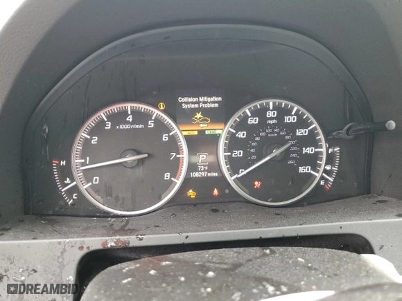 2016 Acura RDX Advance Pkg with VIN 5J8TB3H75GL004355, listed as a Copart auction lot 43112275 with 108,297 mi miles and Salvage Title. Bid and sale history available at carsss.com. Image 9.