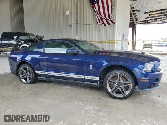 2010 Ford Mustang GT500 with VIN 1ZVBP8JSXA5160889, listed as a Copart auction lot 69408854 with 64,588 mi miles and Salvage title. Bid and sale history available at DreamBid. Image 4.