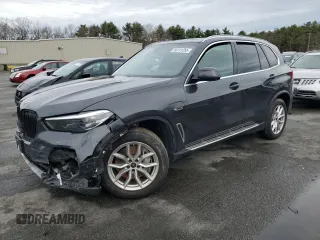 2023 BMW X5 xDrive45e z VIN 5UXTA6C07P9P28217, wystawiony jako Copart lot #50781255 z przebiegiem Nie podano mil oraz Szkoda całkowita • Salvage title. Historia ofert i sprzedaży dostępna na DreamBid. Obrazek 1.