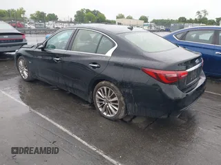 2020 Infiniti Q50 Luxe with VIN JN1EV7AP3LM207722, listed as a IAAI auction lot 42365046 with 94,738 mi miles and . Bid and sale history available at DreamBid. Image 3.