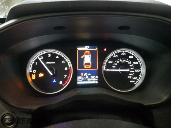 2020 Subaru Forester Premium with VIN JF2SKAJC3LH427908, listed as a Copart auction lot 61775115 with 60,489 mi miles and Salvage title. Bid and sale history available at DreamBid. Image 9.