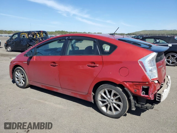 2010 Toyota Prius II with VIN JTDKN3DU7A1303927, listed as a Copart auction lot 53662615 with 156,118 mi miles and Salvage Title. Bid and sale history available at carsss.com. Image 2.