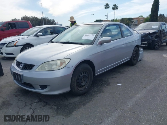 2005 Honda Civic EX with VIN 1HGEM219X5L020511, listed as a IAAI auction lot 41603371 with 250,284 mi miles. Bid and sale history available at carsss.com. Image 18.