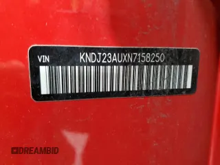 2022 Kia Soul X-Line with VIN KNDJ23AUXN7158250, listed as a Copart auction lot 42591925 with 117,936 mi miles and Clean Title. Bid and sale history available at DreamBid. Image 12.