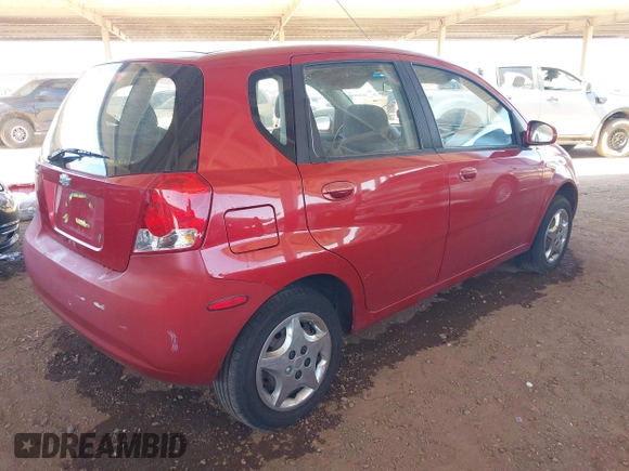 2006 Chevrolet Aveo LS with VIN KL1TD66676B669984, listed as a IAAI auction lot 42262995 with Not provided miles and . Bid and sale history available at DreamBid. Image 4.