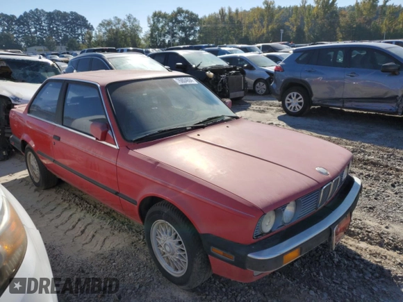 1988 BMW 3 Series 325iS with VIN WBAAA2303J8260983, listed as a Copart auction lot 76804604 with 229,222 mi miles and Salvage Title. Bid and sale history available at carsss.com. Image 4.