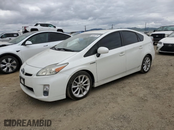 2010 Toyota Prius Four with VIN JTDKN3DU5A1292832, listed as a Copart auction lot 54495775 with 147,759 mi miles and Salvage Title. Bid and sale history available at DreamBid. Image 1.