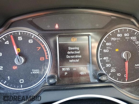 2014 Audi Q5 Premium Plus z VIN WA1LFAFPXEA004297, wystawiony jako Copart lot #56866235 z przebiegiem 90 785 mil mil oraz Szkoda całkowita • Salvage title. Historia ofert i sprzedaży dostępna na DreamBid. Obrazek 9.