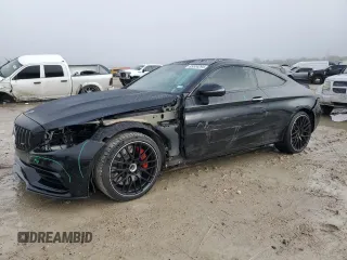 2019 Mercedes-Benz C 63 S AMG with VIN WDDWJ8HB5KF871493, listed as a Copart auction lot 85534294 with 23,205 mi miles and Salvage title. Bid and sale history available at DreamBid. Image 1.