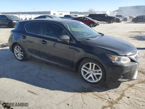 2015 Lexus CT 200h Hybrid with VIN JTHKD5BH1F2229151, listed as a Copart auction lot 49272295 with 162089 miles and Salvage Title. Bid and sale history available at carsss.com. Image 4.