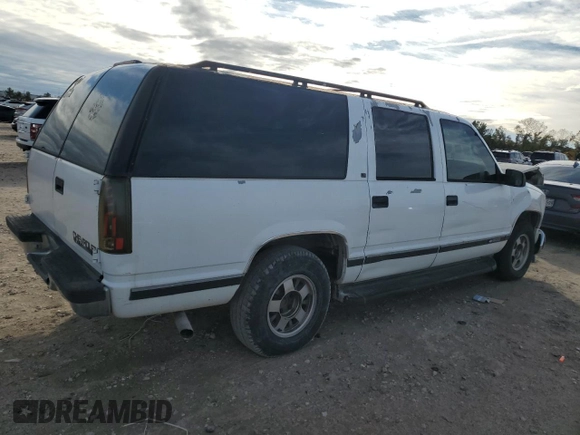 1997 Chevrolet Suburban with VIN 3GNEC16R1VG134325, listed as a Copart auction lot 83903264 with 236,639 mi miles and Salvage Title. Bid and sale history available at carsss.com. Image 3.
