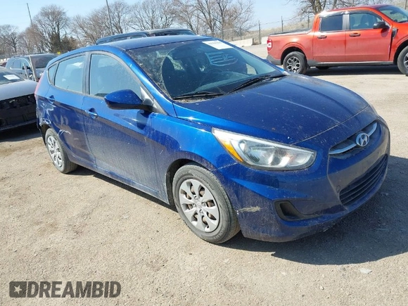 2016 Hyundai Accent SE with VIN KMHCT5AE6GU269484, listed as a IAAI auction lot 41910258 with 171,488 mi miles. Bid and sale history available at carsss.com. Image 1.