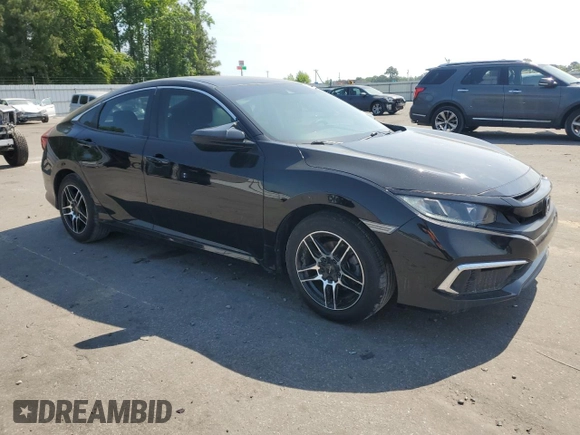2020 Honda Civic LX z VIN 2HGFC2F69LH531370, wystawiony jako Copart lot #55076335 z przebiegiem 140 163 mil mil oraz Szkoda całkowita • Salvage title. Historia ofert i sprzedaży dostępna na DreamBid. Obrazek 4.