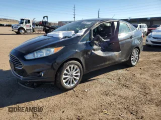 2017 Ford Fiesta Titanium with VIN 3FADP4CJ5HM136289, listed as a Copart auction lot 88919015 with 149,670 mi miles and Salvage Title. Bid and sale history available at carsss.com. Image 1.