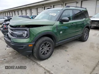 2023 Ford Bronco Sport Big Bend z VIN 3FMCR9B68PRE12391, wystawiony jako Copart lot #86041044 z przebiegiem 26 601 mil mil oraz Szkoda całkowita • Salvage title. Historia ofert i sprzedaży dostępna na DreamBid. Obrazek 1.