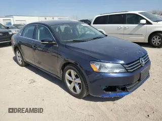 2013 Volkswagen Passat SE w/Sunroof with VIN 1VWBP7A32DC144141, listed as a Copart auction lot 48797945 with 156,897 mi miles and Salvage Title. Bid and sale history available at carsss.com. Image 4.