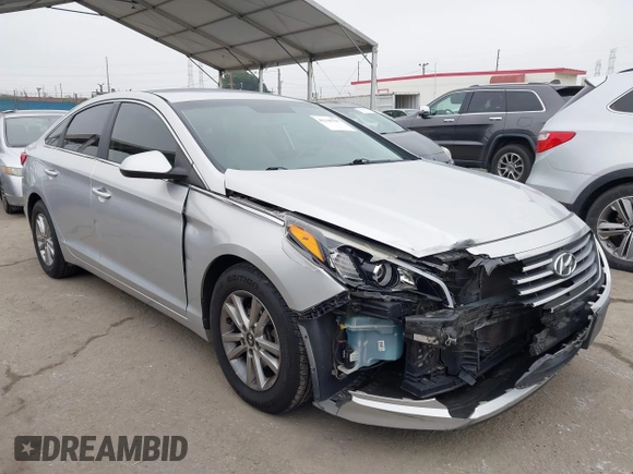 2016 Hyundai Sonata SE with VIN 5NPE24AF4GH376207, listed as a IAAI auction lot 42140797 with 133,138 mi miles and . Bid and sale history available at DreamBid. Image 1.