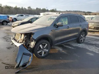 2021 Kia Sorento EX with VIN 5XYRHDLF8MG058381, listed as a Copart auction lot 88867695 with 46,091 mi miles and Salvage Title. Bid and sale history available at carsss.com. Image 1.