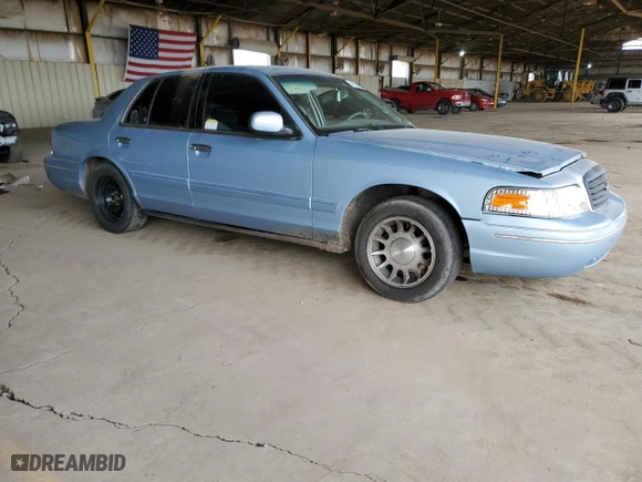1999 Ford Crown Victoria LX with VIN 2FAFP74W2XX159035, listed as a Copart auction lot 47583215 with 194,427 mi miles and Salvage Title. Bid and sale history available at carsss.com. Image 4.