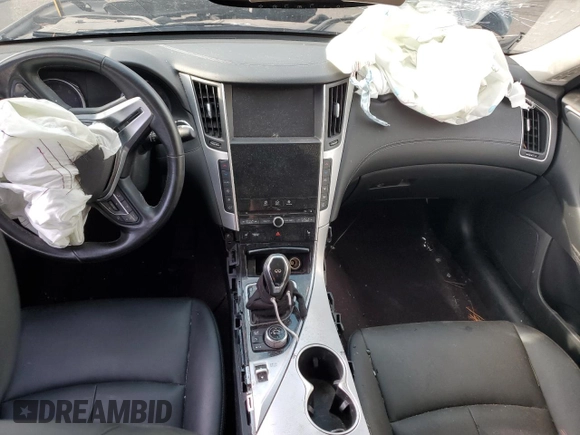 2019 Infiniti Q50 Luxe z VIN JN1EV7AR4KM592160, wystawiony jako Copart lot #52299965 z przebiegiem 99 645 mil mil oraz Czysty tytuł • Clean title. Historia ofert i sprzedaży dostępna na DreamBid. Obrazek 8.