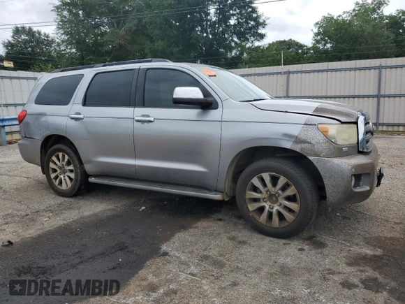 2010 Toyota Sequoia Ltd with VIN 5TDKY5G18AS025949, listed as a Copart auction lot 58602634 with 254,271 mi miles and Salvage Title. Bid and sale history available at carsss.com. Image 4.