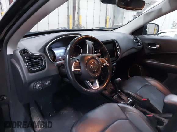 2021 Jeep Compass Limited with VIN 3C4NJDCBXMT600248, listed as a IAAI auction lot 42224412 with 58,832 mi miles and . Bid and sale history available at DreamBid. Image 18.