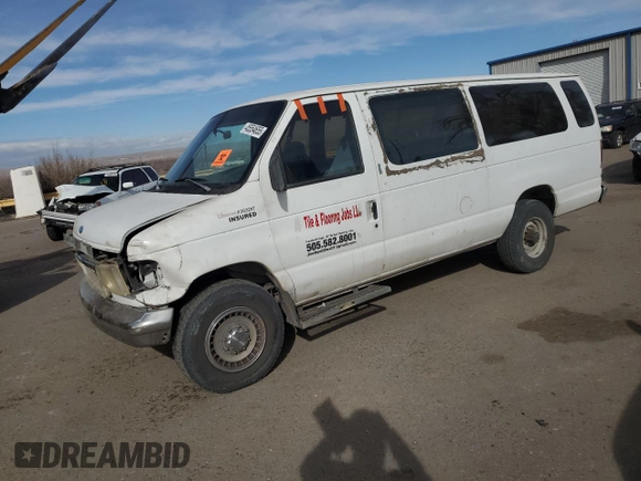 1993 Ford Econoline Wagon Super Custom z VIN 1FBJS31H9PHA49377, wystawiony jako Copart lot #45554655 z przebiegiem Nie podano mil oraz Szkoda całkowita • Salvage title. Historia ofert i sprzedaży dostępna na DreamBid. Obrazek 1.