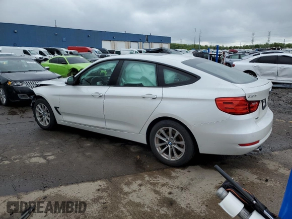 2015 BMW 3 Series 328i Gran Turismo xDrive with VIN WBA3X5C53FD562261, listed as a Copart auction lot 56682055 with 83,778 mi miles and Clean title. Bid and sale history available at DreamBid. Image 2.