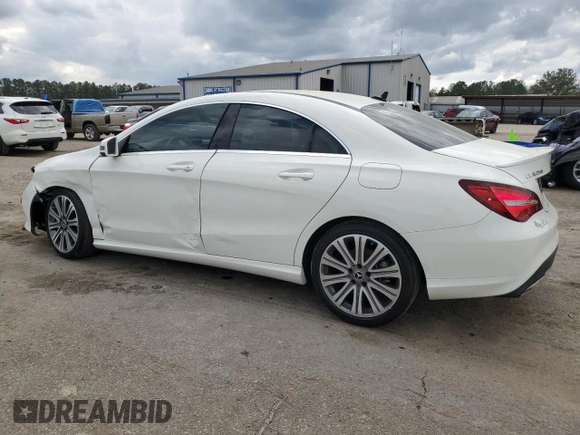 2018 Mercedes-Benz CLA 250 with VIN WDDSJ4EBXJN578088, listed as a Copart auction lot 46814364 with 66,355 mi miles and . Bid and sale history available at DreamBid. Image 2.