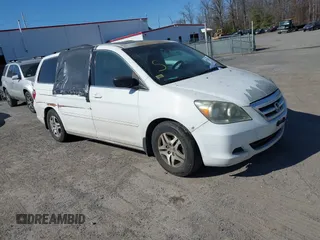 2007 Honda Odyssey EX-L z VIN 5FNRL38637B436216, wystawiony jako IAAI lot #41714246 z przebiegiem Nie podano mil oraz . Historia ofert i sprzedaży dostępna na DreamBid. Obrazek 1.