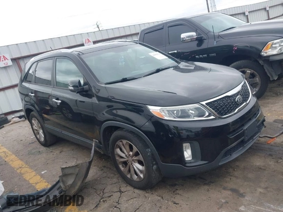 2014 Kia Sorento EX with VIN 5XYKUDA79EG431440, listed as a IAAI auction lot 41850576 with 103,758 mi miles. Bid and sale history available at carsss.com. Image 1.