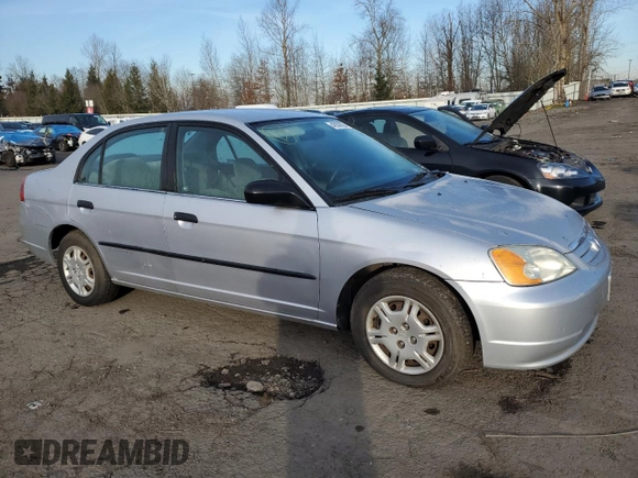 2001 Honda Civic z VIN 1HGEN26441L000467, wystawiony jako Copart lot #42030025 z przebiegiem 92 991 mil mil oraz Czysty tytuł • Clean title. Historia ofert i sprzedaży dostępna na DreamBid. Obrazek 4.