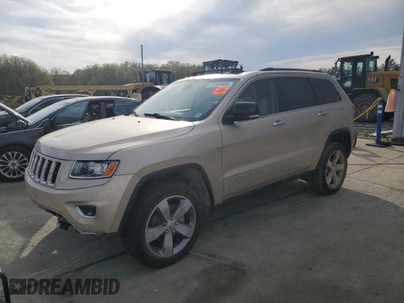 2014 Jeep Grand Cherokee Limited with VIN 1C4RJFBG8EC418569, listed as a Copart auction lot 56585115 with Not provided miles and Salvage title. Bid and sale history available at DreamBid. Image 1.