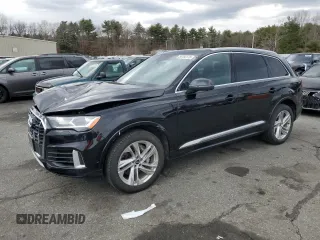 2021 Audi Q7 Premium with VIN WA1AXAF76MD016948, listed as a Copart auction lot 50158175 with 55,868 mi miles and Salvage title. Bid and sale history available at DreamBid. Image 1.