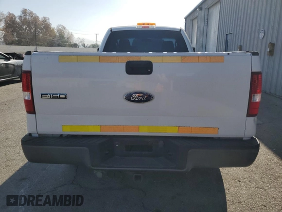 2008 Ford F-150 XL with VIN 1FTRF12278KC43007, listed as a Copart auction lot 86540584 with 109,226 mi miles and Clean Title. Bid and sale history available at carsss.com. Image 6.