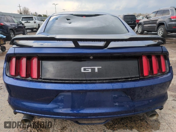 2015 Ford Mustang GT with VIN 1FA6P8CF5F5368602, listed as a Copart auction lot 54572835 with 78,790 mi miles and Salvage Title. Bid and sale history available at carsss.com. Image 6.