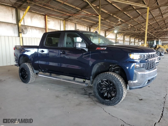 2019 Chevrolet Silverado 1500 LT with VIN 1GCPYDEK9KZ253373, listed as a Copart auction lot 53658995 with 7,606 mi miles and Clean Title. Bid and sale history available at carsss.com. Image 4.